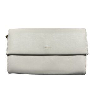 DAVID JONES PARIS Clutch with Strap *NEW* Off-White